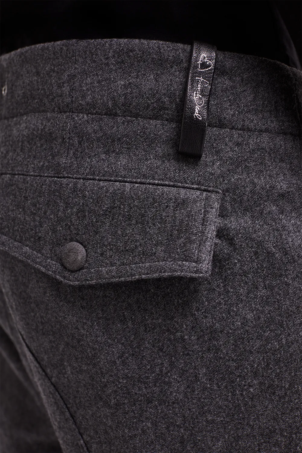 French Deal Cargo pantalon laine chèvre velours