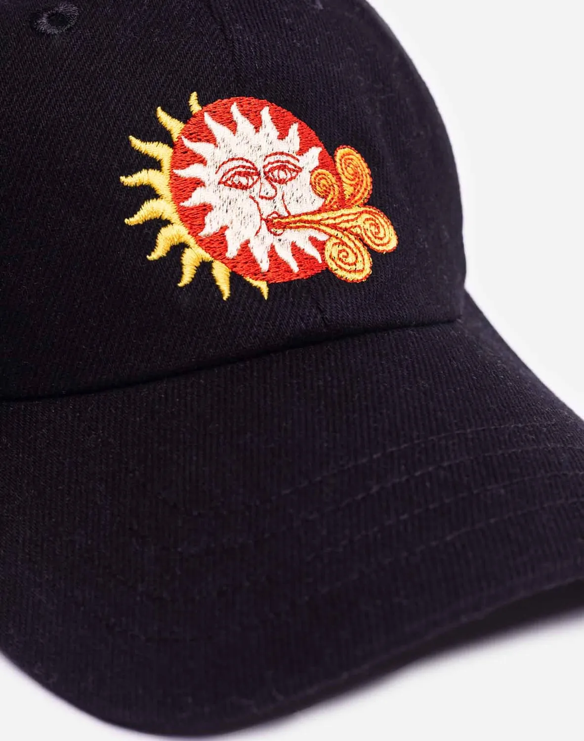 Olow Weather casquette six panels denim noir