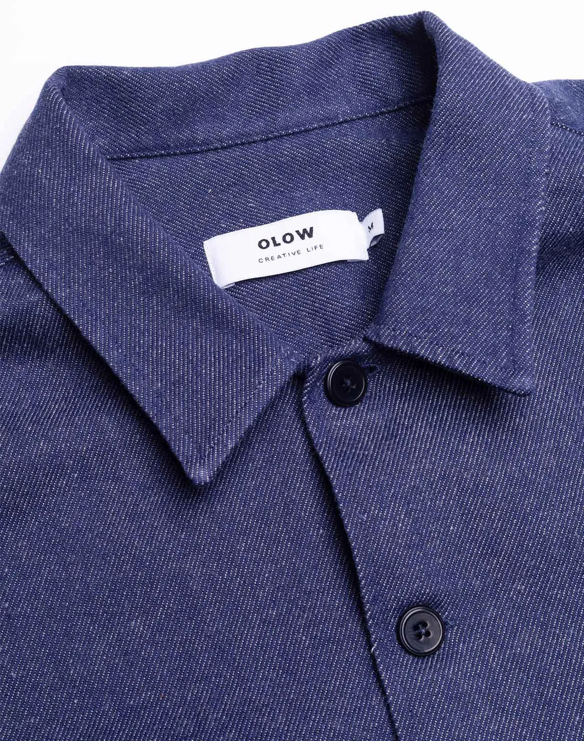 OLOW Decré chemise bleu denim recyclé 280 g