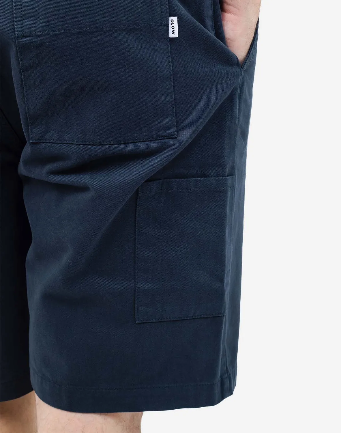 OLOW Diy short bleu nuit sergé coton