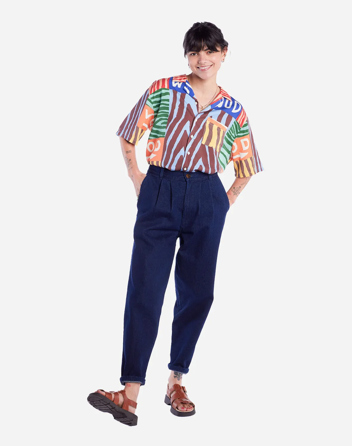 Olow Aloha Firewood chemise homme multicolore