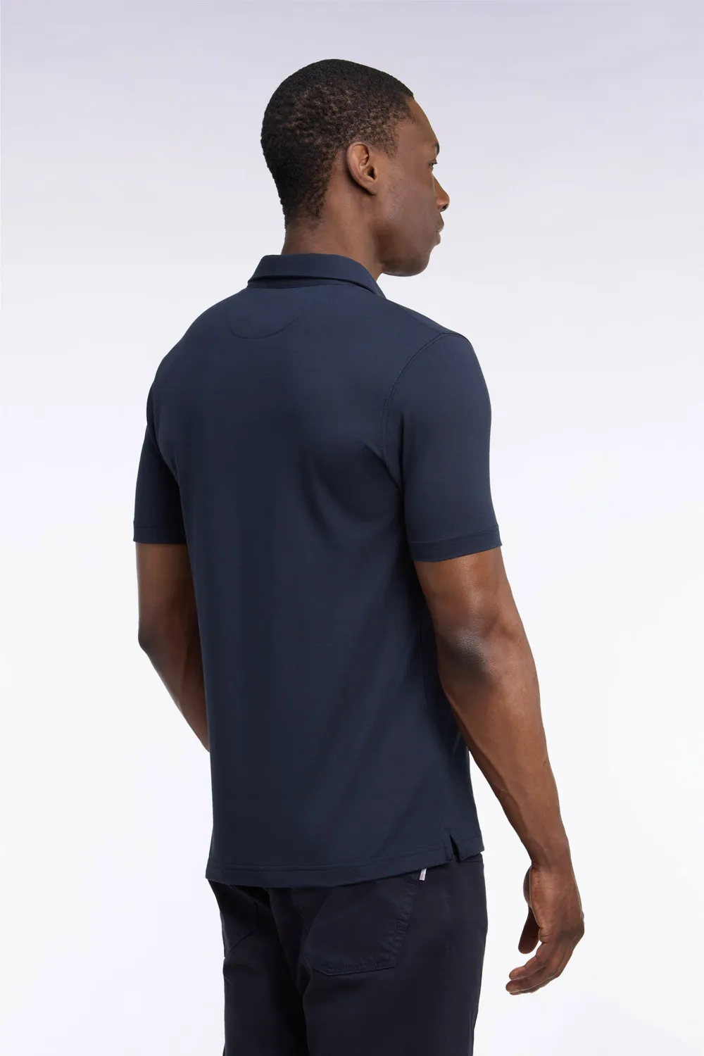 Eden Park Golf polo coton Pima marine droit
