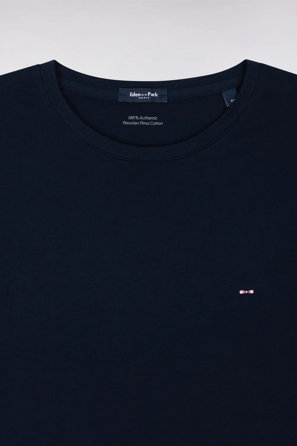 Eden Park t-shirt manches courtes bleu marine coton Pima