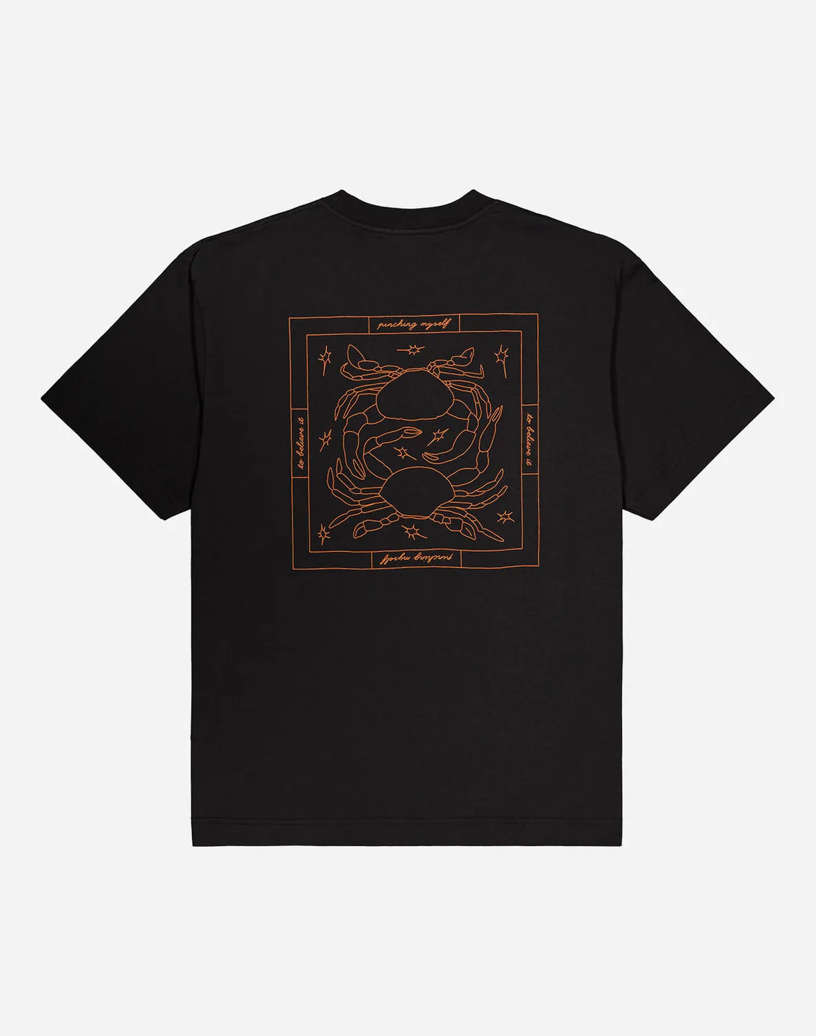 Olow Étrille t-shirt loose noir coton bio