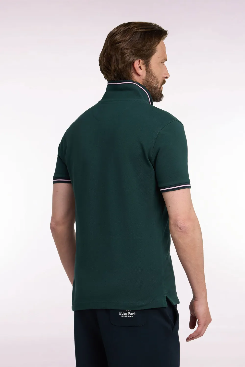 Eden Park Legend Rugby polo piqué vert foncé