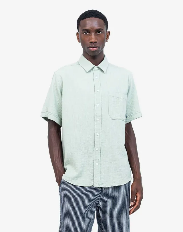 OLOW Lewis chemise homme celadon gaze coton