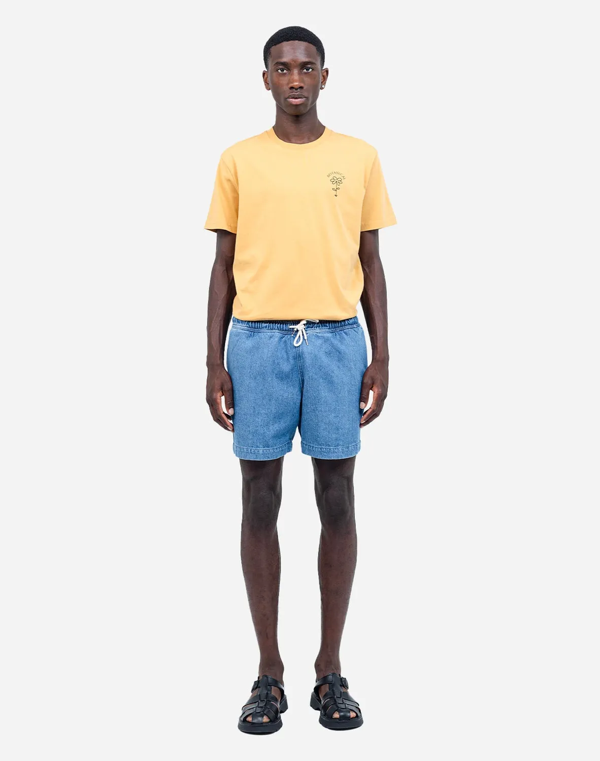 OLOW Bodhi short jean denim clair taille élastique