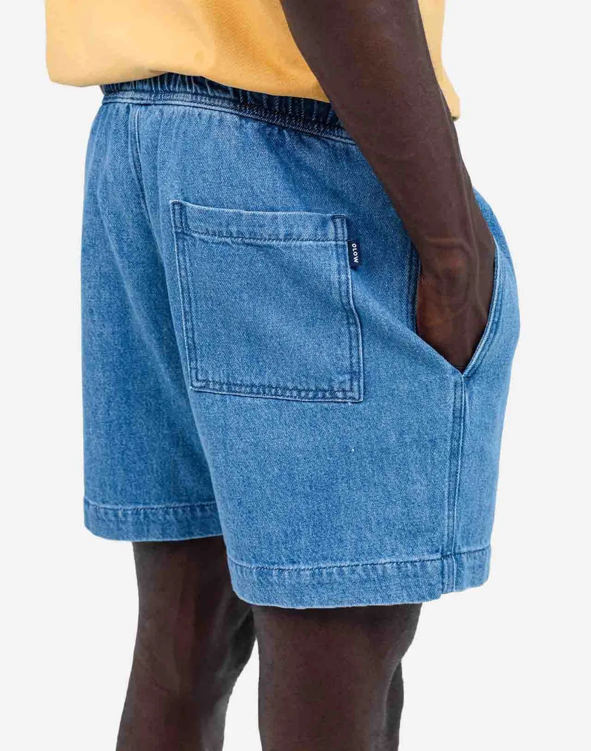 OLOW Bodhi short jean denim clair taille élastique