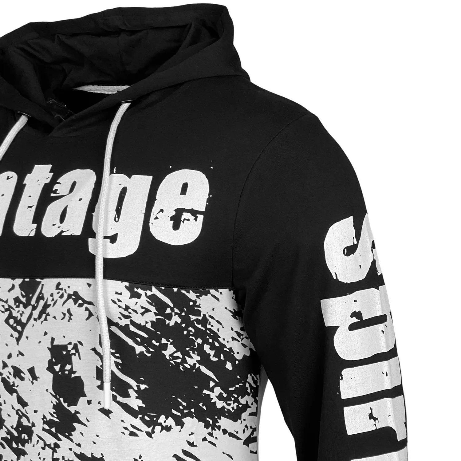 Subliminal Mode BX-603 hoodie homme bicolore gris foncé M