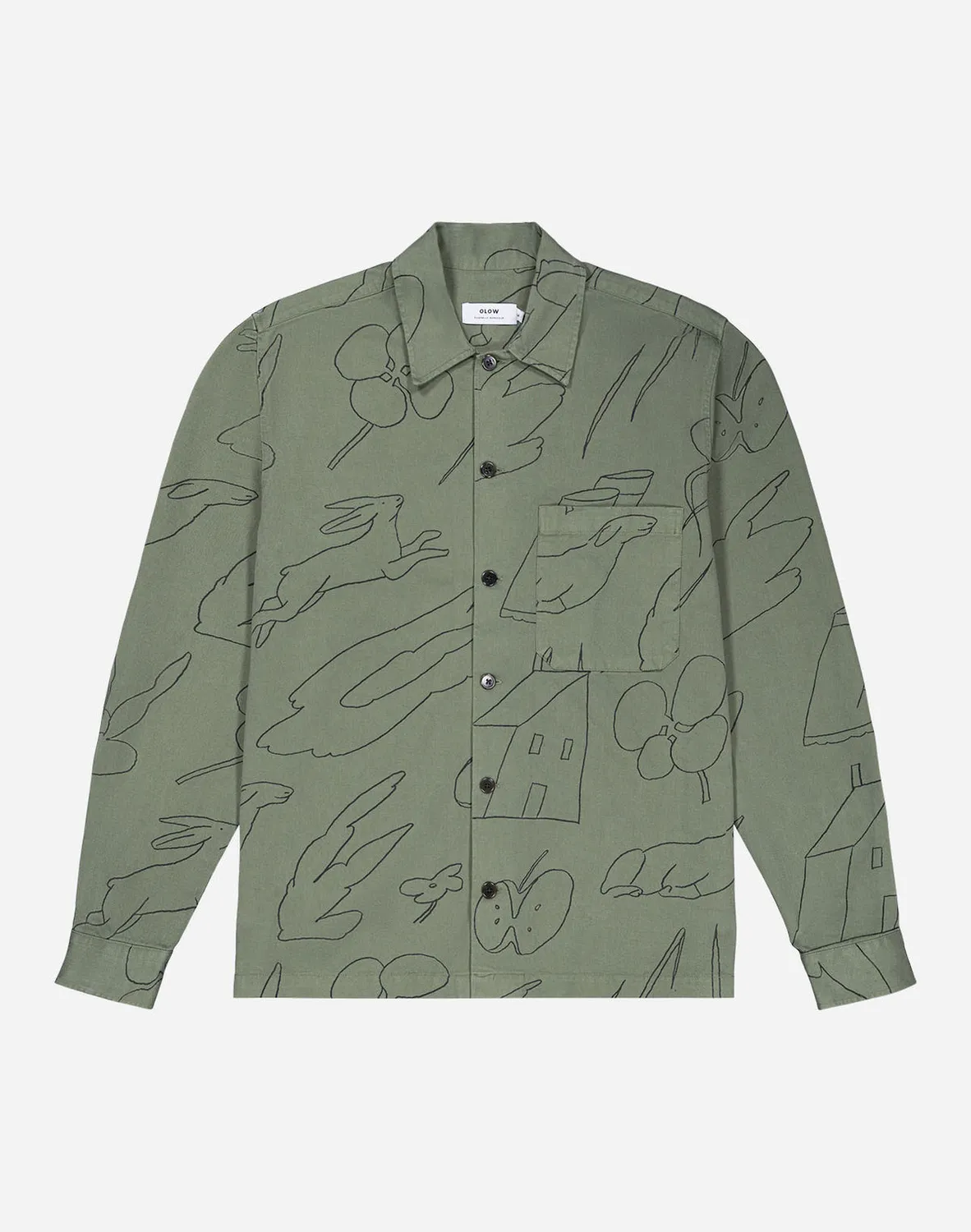 OLOW Décré Gower chemise kaki