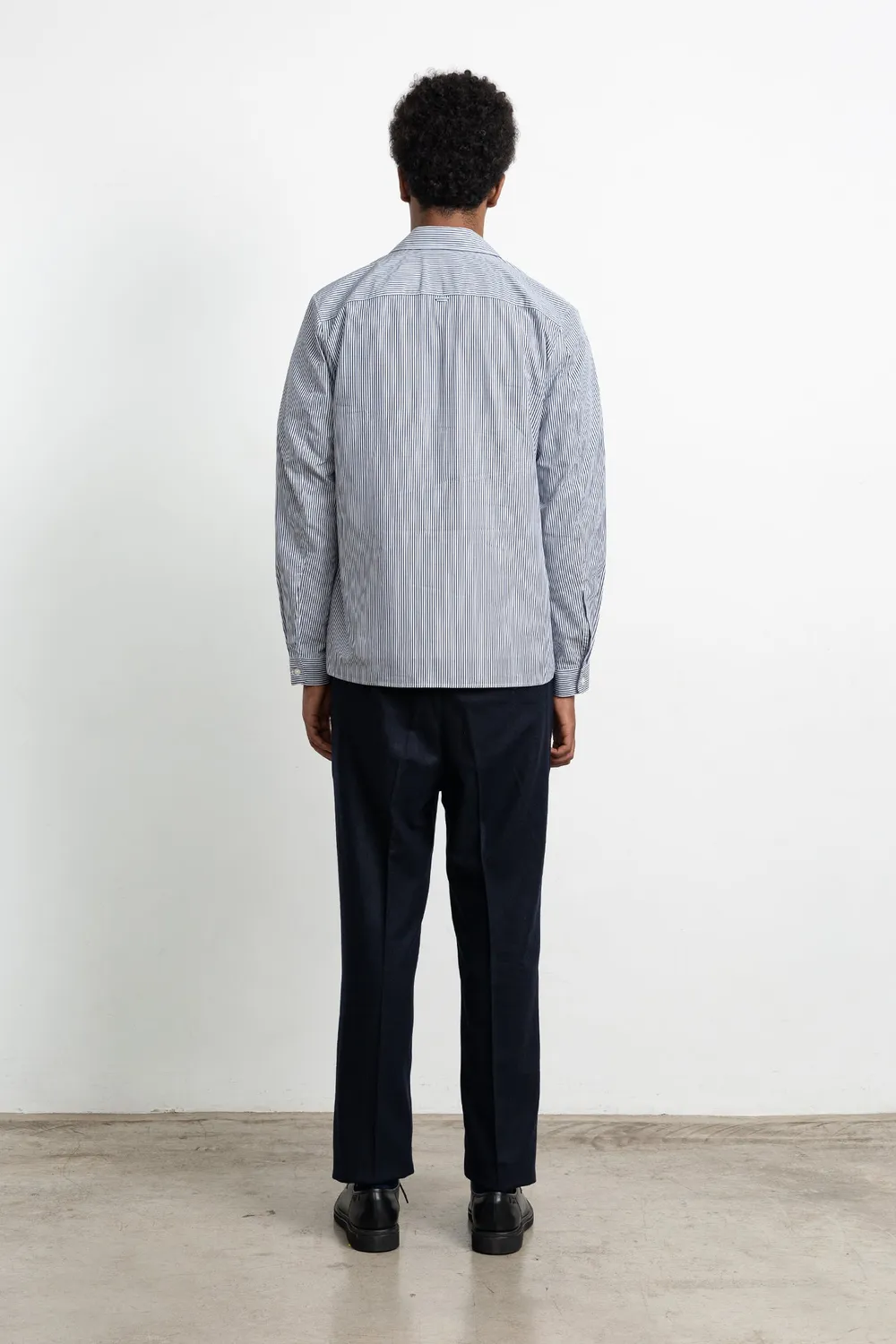 Edmmond Studios Jack pantalon homme bleu marine laine