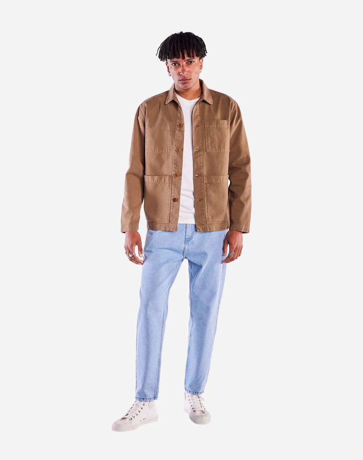OLOW Chucalescu veste taupe à larges poches