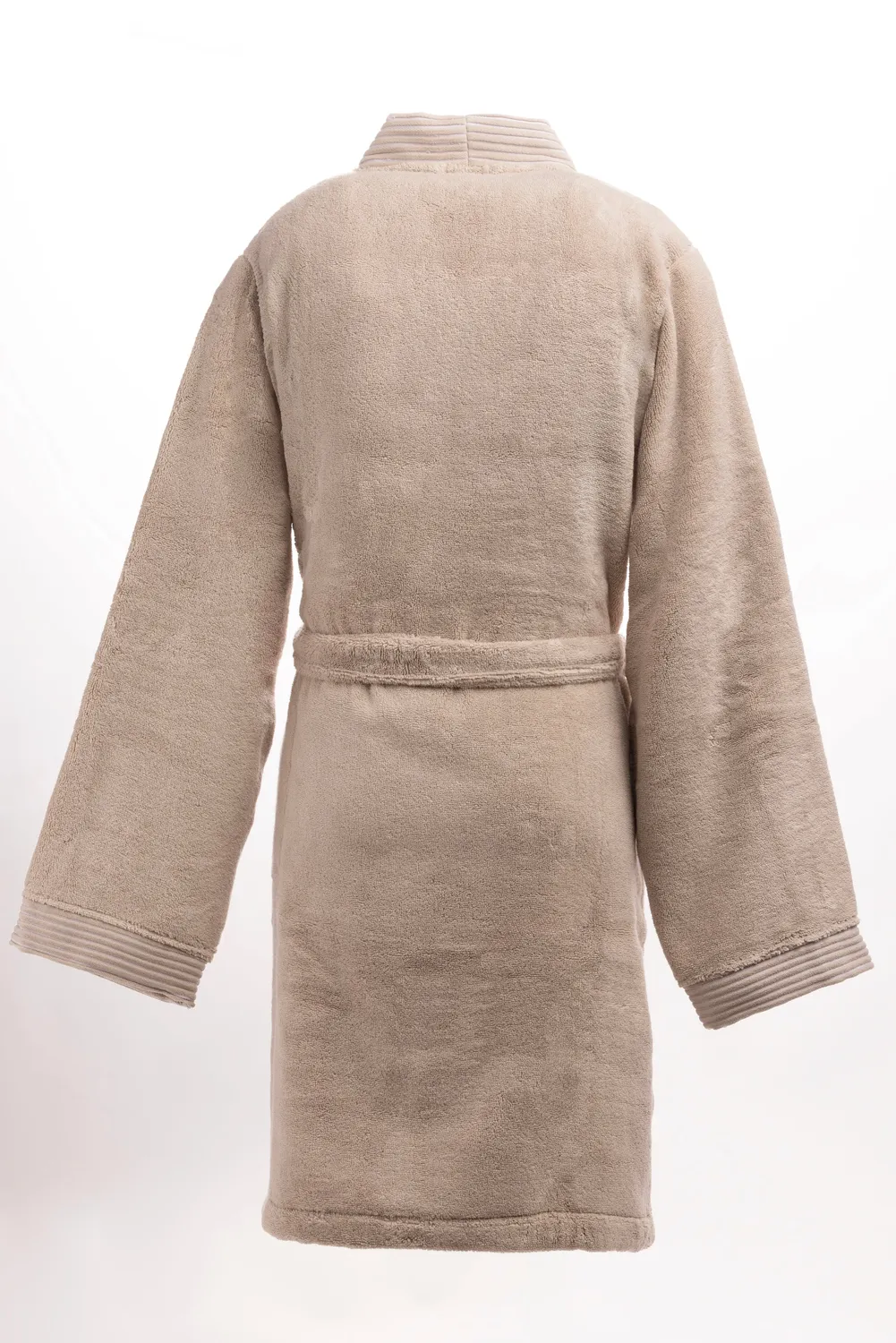 Eden Park peignoir coton éponge beige unisexe