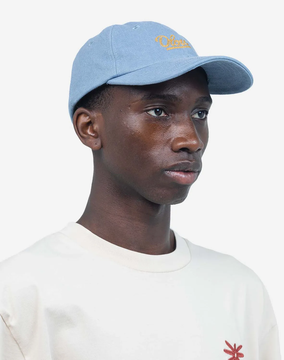OLOW Signature casquette six pans bleu azur