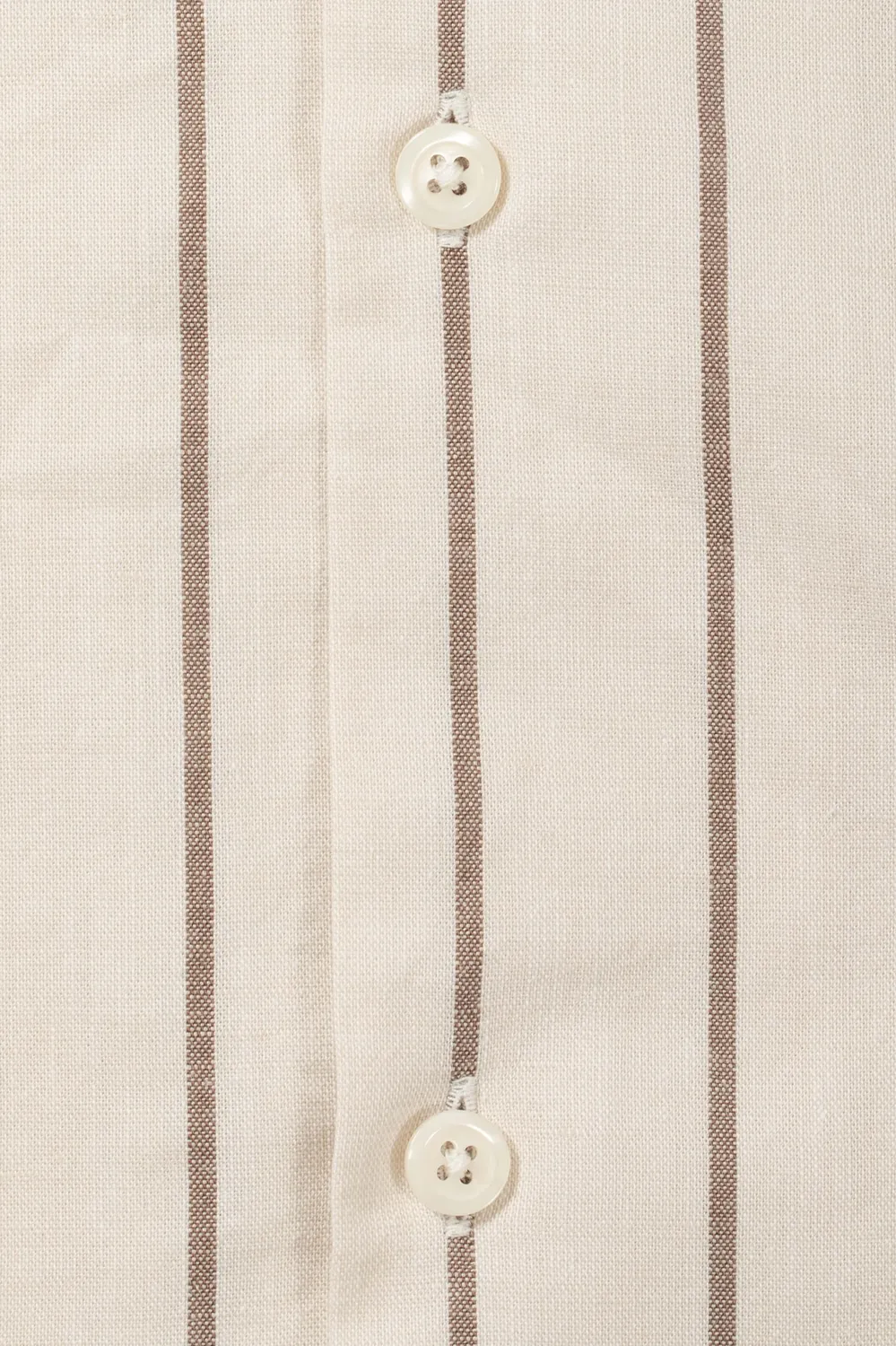 Loom chemise manches courtes coton lin bleu clair