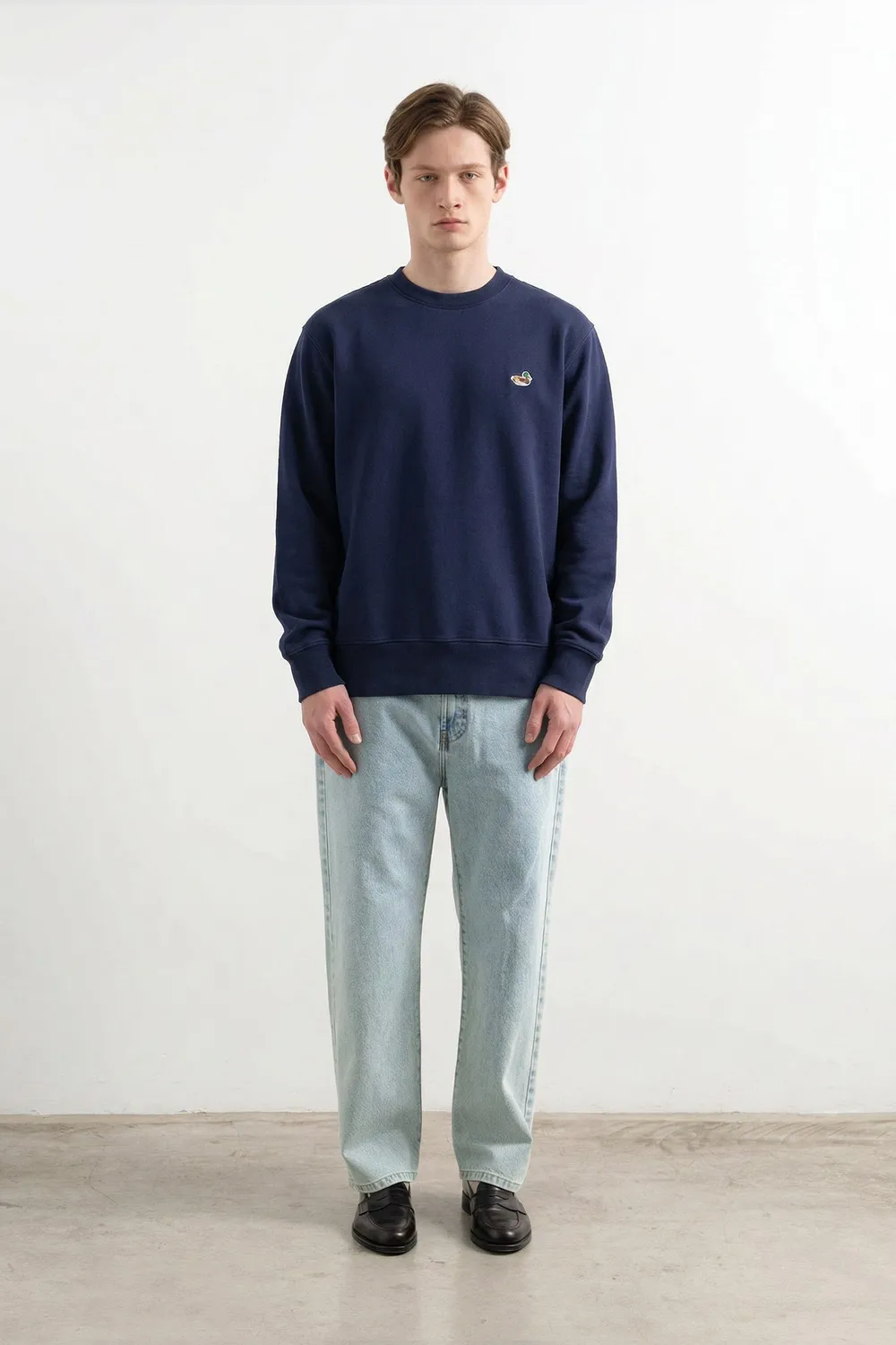 Edmmond Studios Duck Sweatshirt sweat marine canard