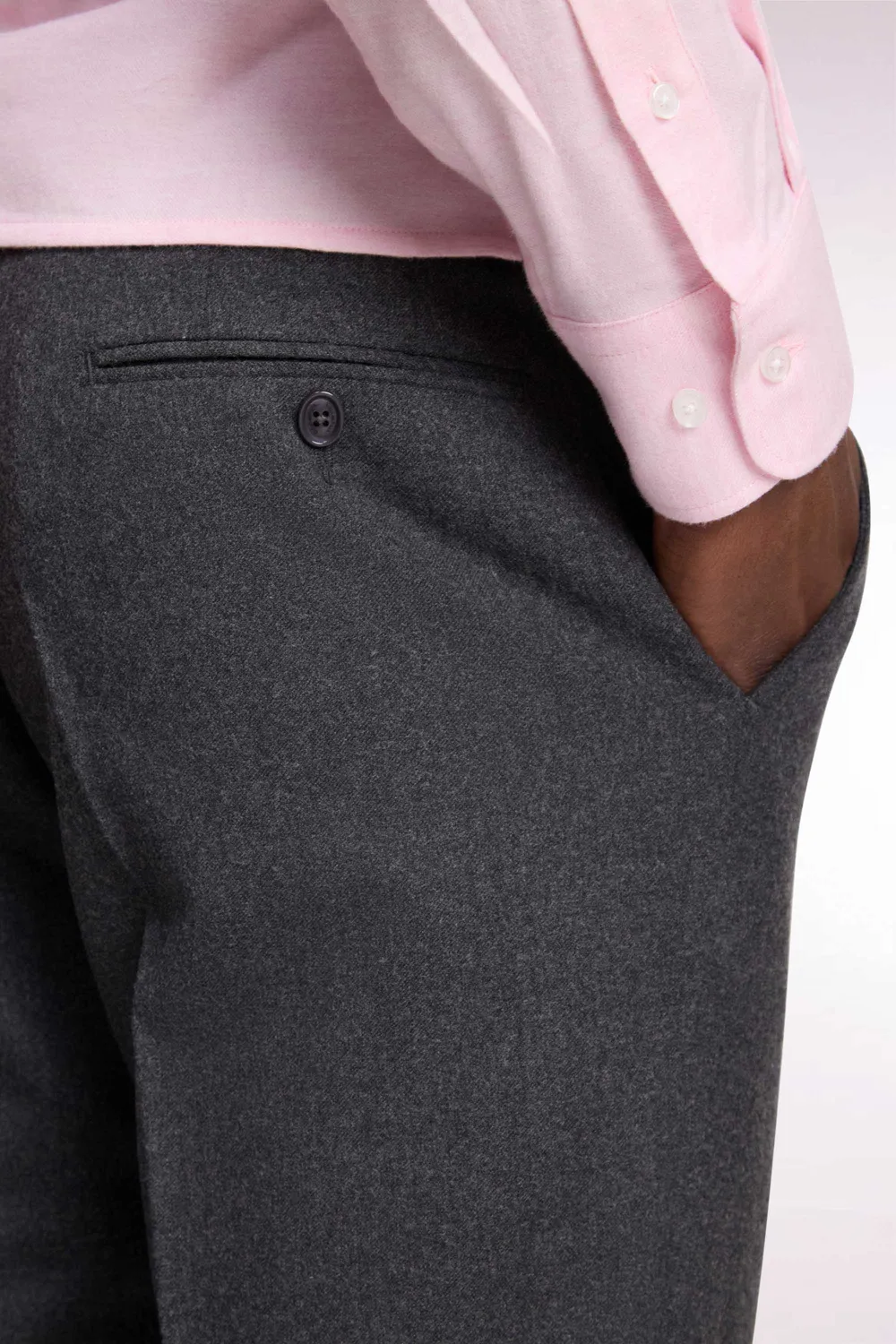 Eden Park Après Match pantalon gris chiné fit modern