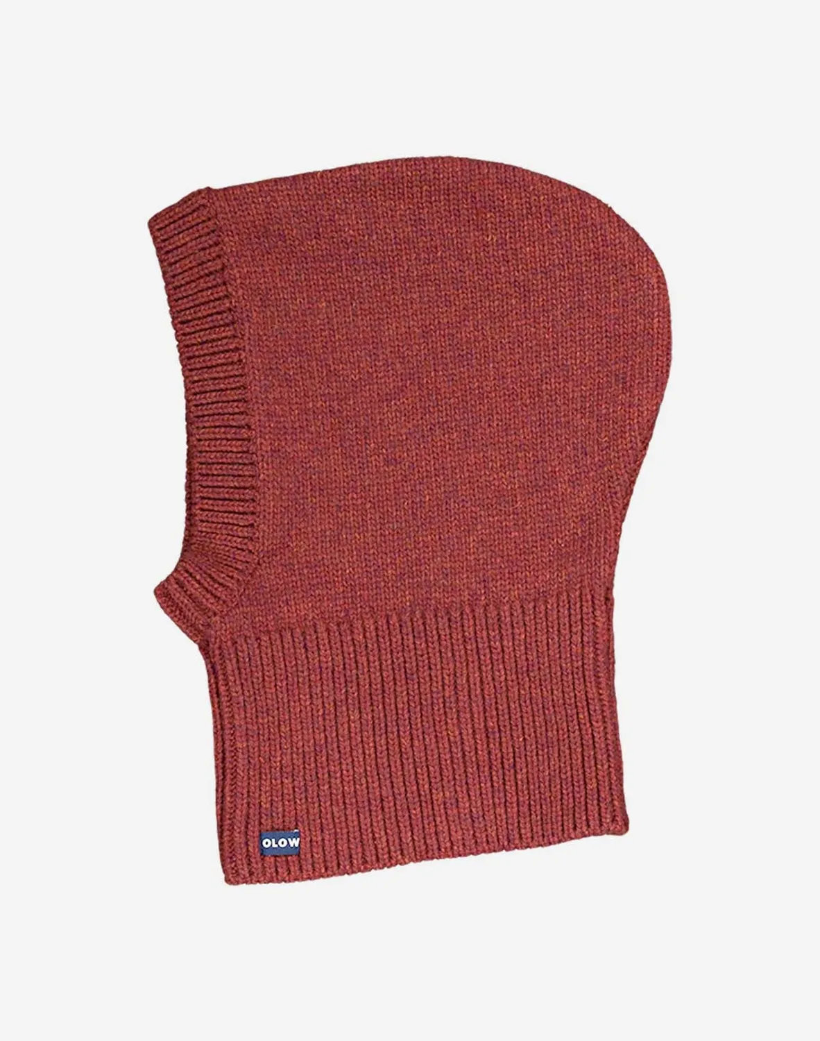 Olow Hood cagoule rouille chiné laine