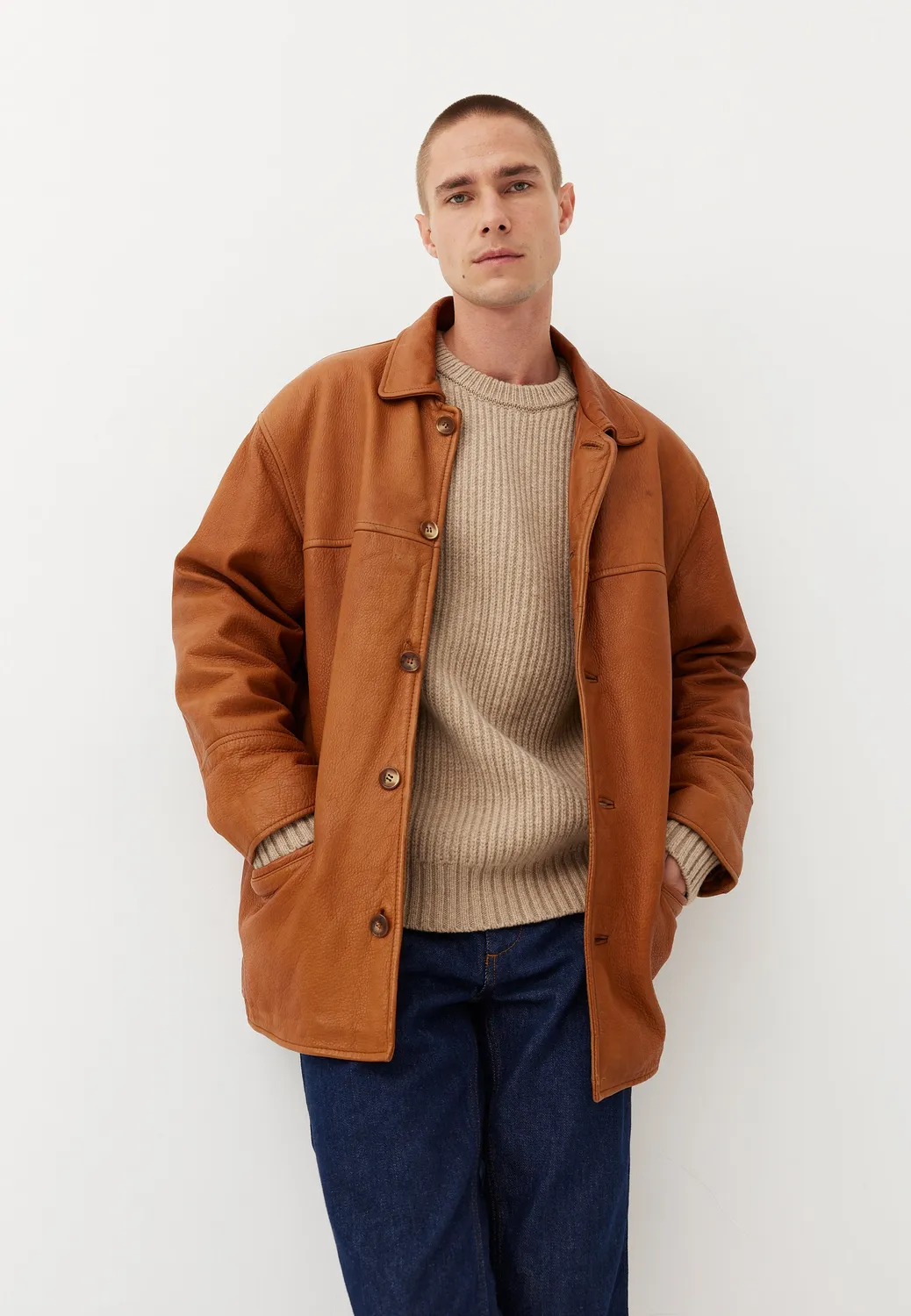 Loom Le pull côtelé homme laine mérinos