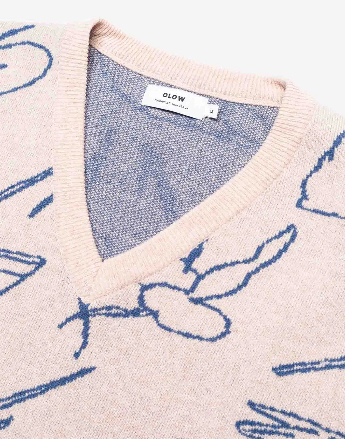 Olow Agon Pull Sans Manches Beige Laine Mérinos
