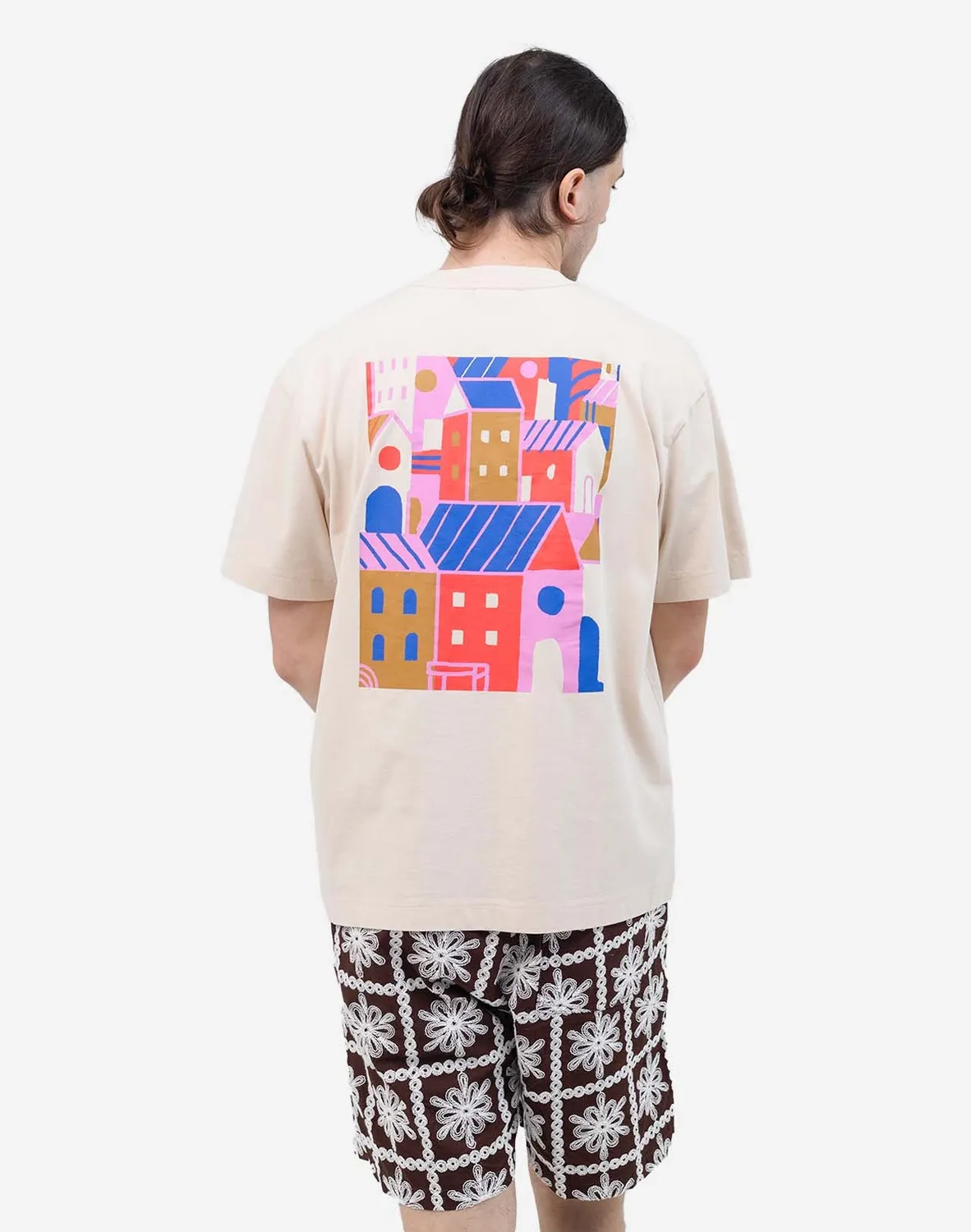 OLOW City t-shirt ample crème coton bio