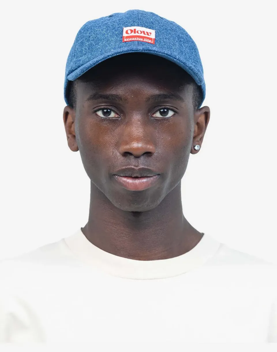OLOW Oldy casquette six panels denim bleu