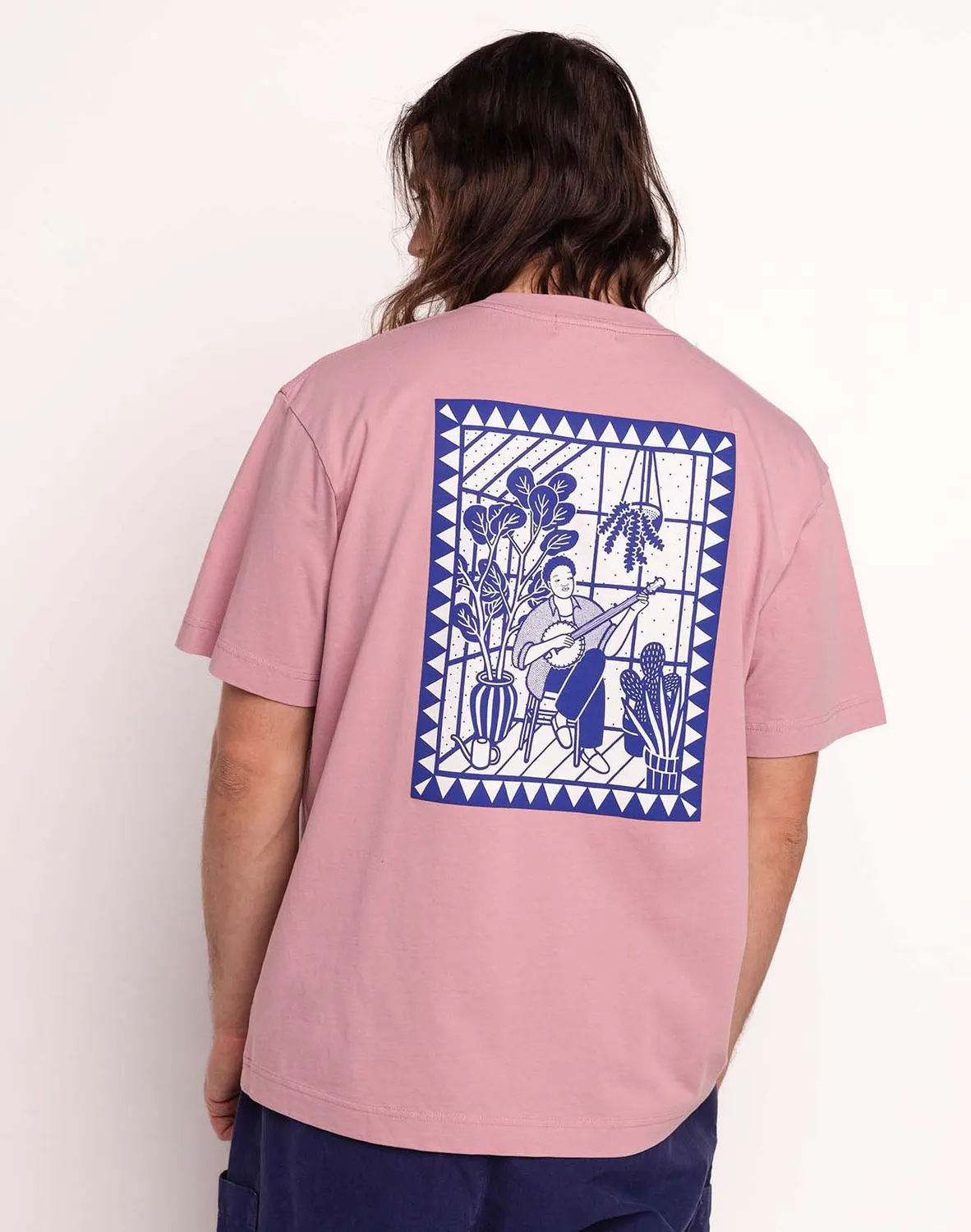 OLOW Melody t-shirt rose lila coton bio
