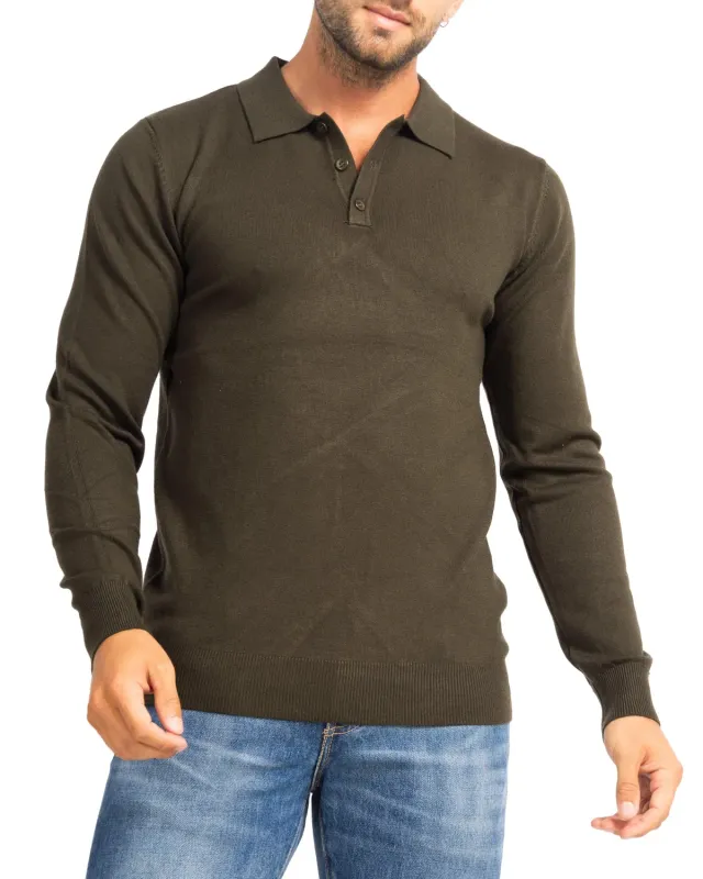 Subliminal Mode BX69052 pull col polo taille L