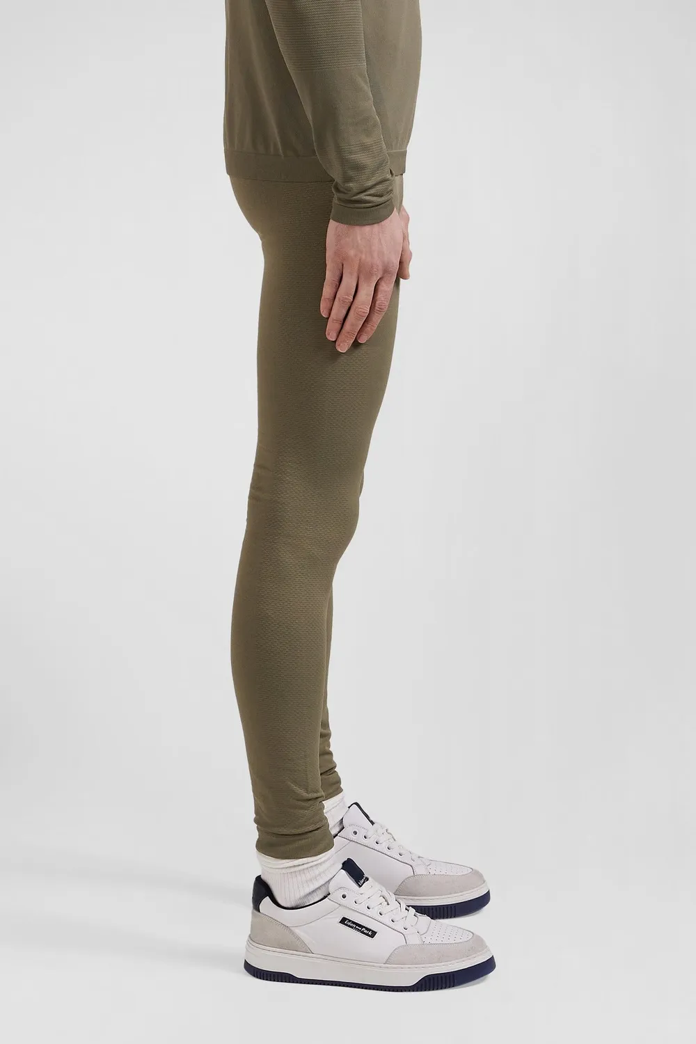 Eden Park jogging sport stretch slim homme kaki