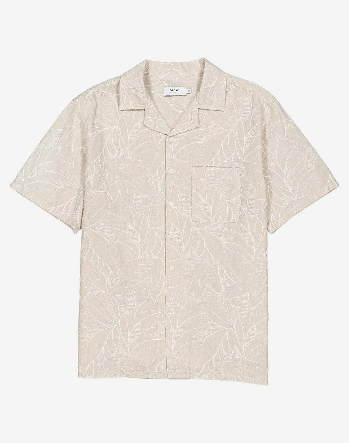 OLOW Aloha Welli chemisette écrue broderie végétale