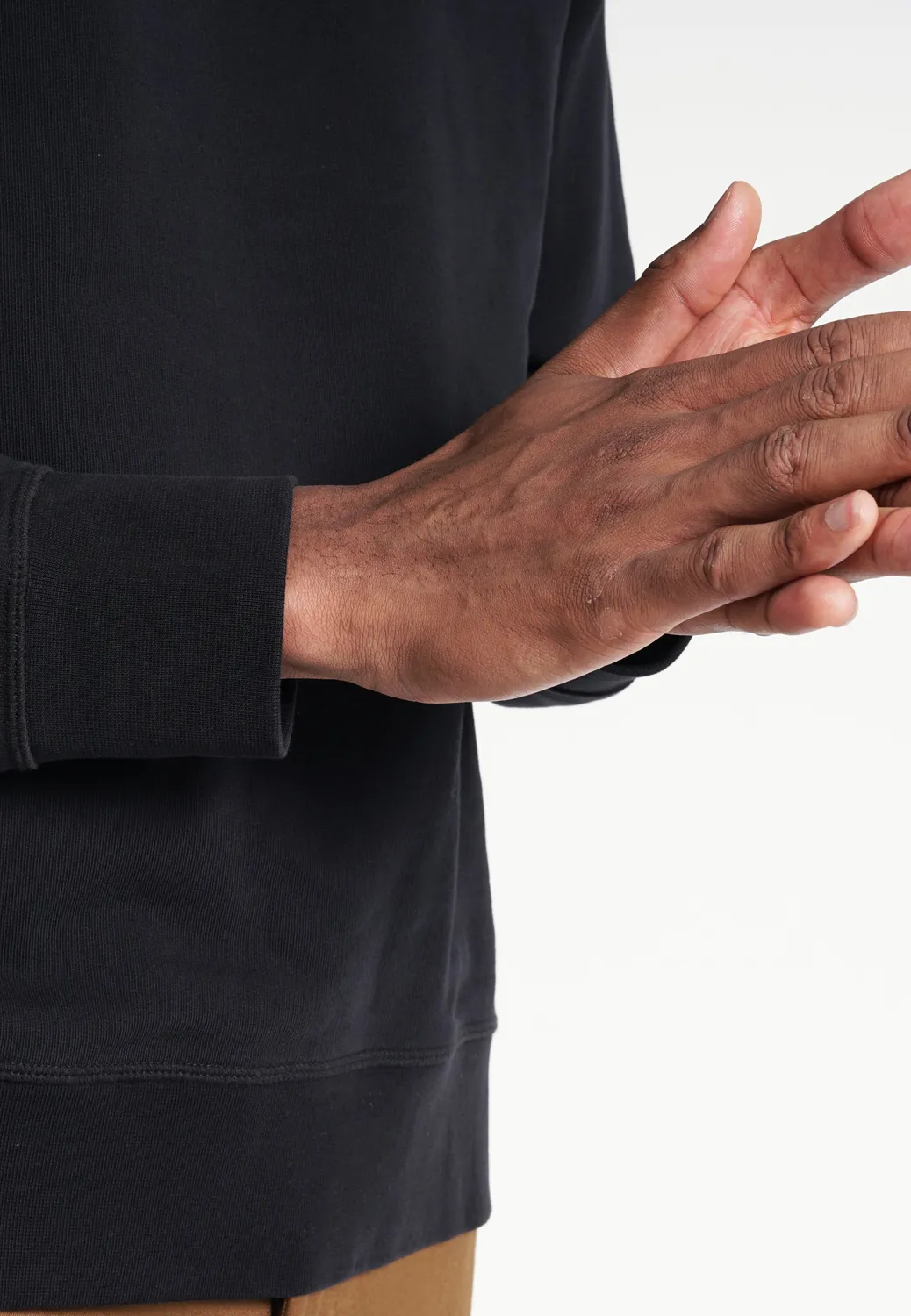 Loom sweat génération 1 sweat coton noir French Terry