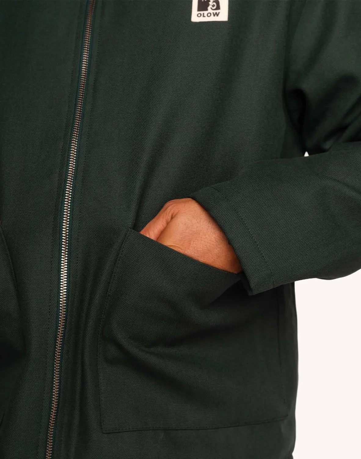 OLOW Yarm blouson workwear vert mélèze matelassé