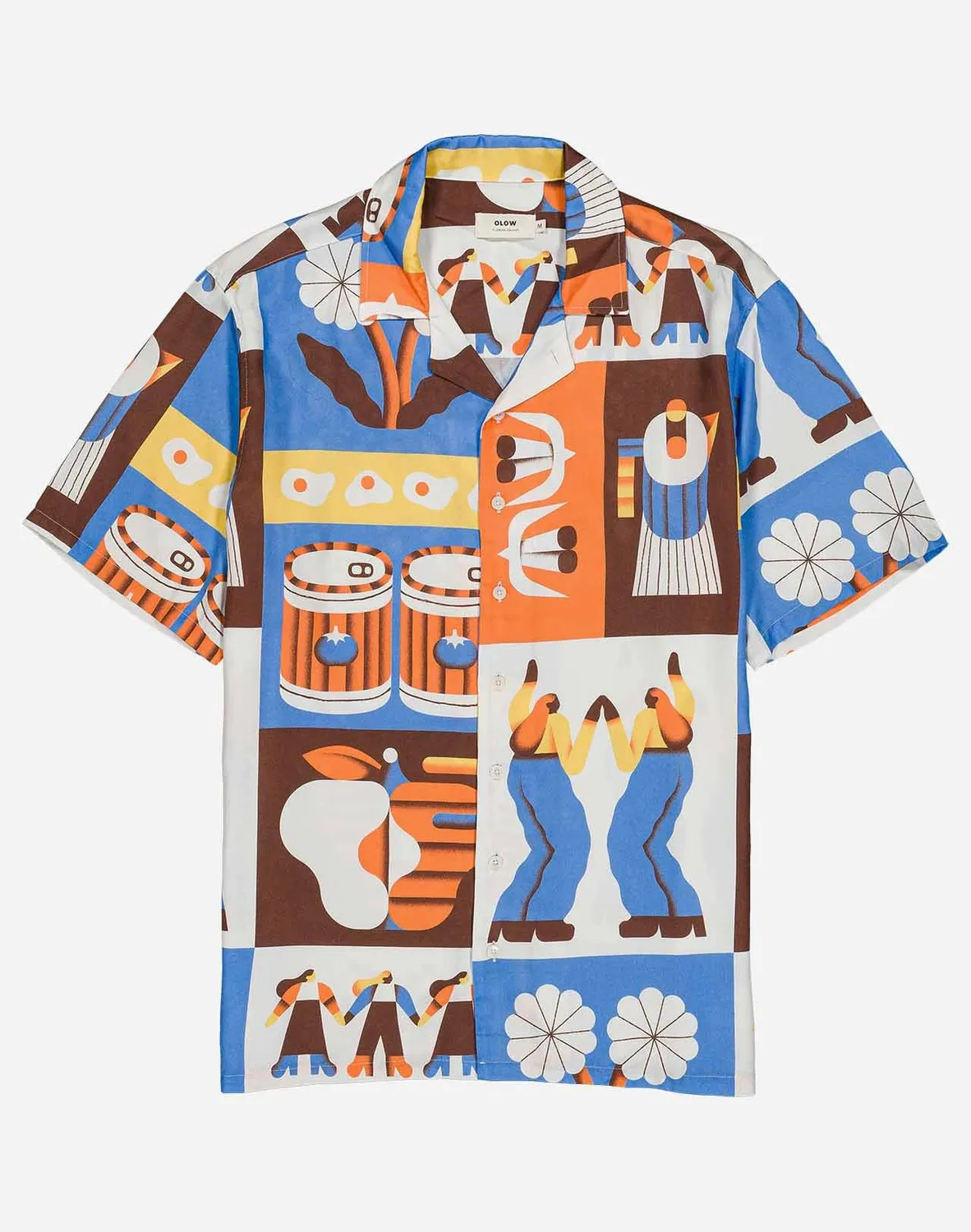 OLOW Aloha Life chemisette multicolore tencel