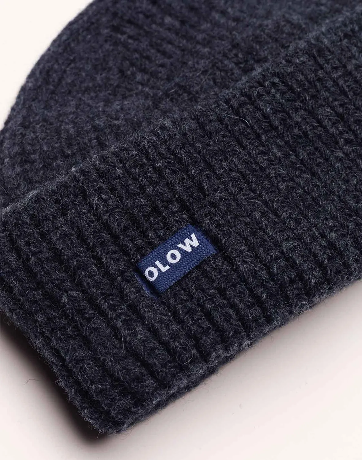 OLOW Laban bonnet noir chiné TU laine mérinos