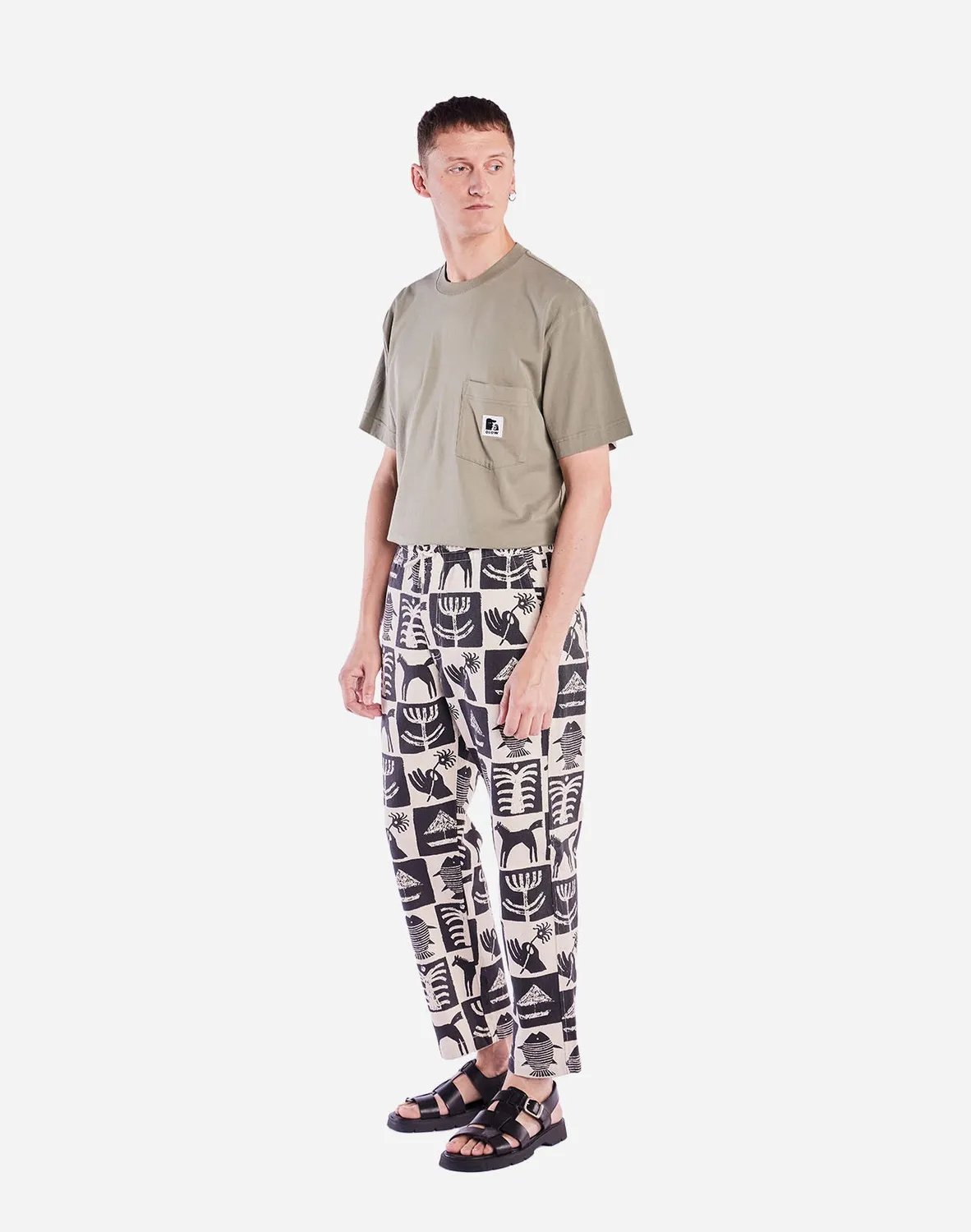 OLOW Hatha Tamar pantalon bicolore coton bio
