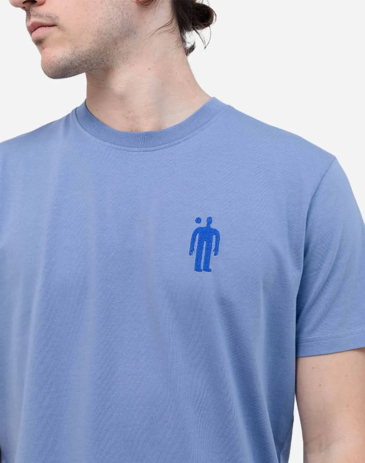 OLOW Essentials t-shirt coton bio bleu azur