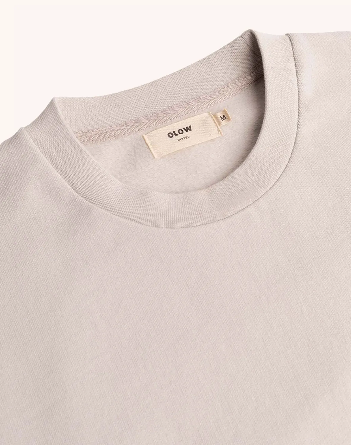 OLOW Free Mind Gris Perle sweat coton bio 430g