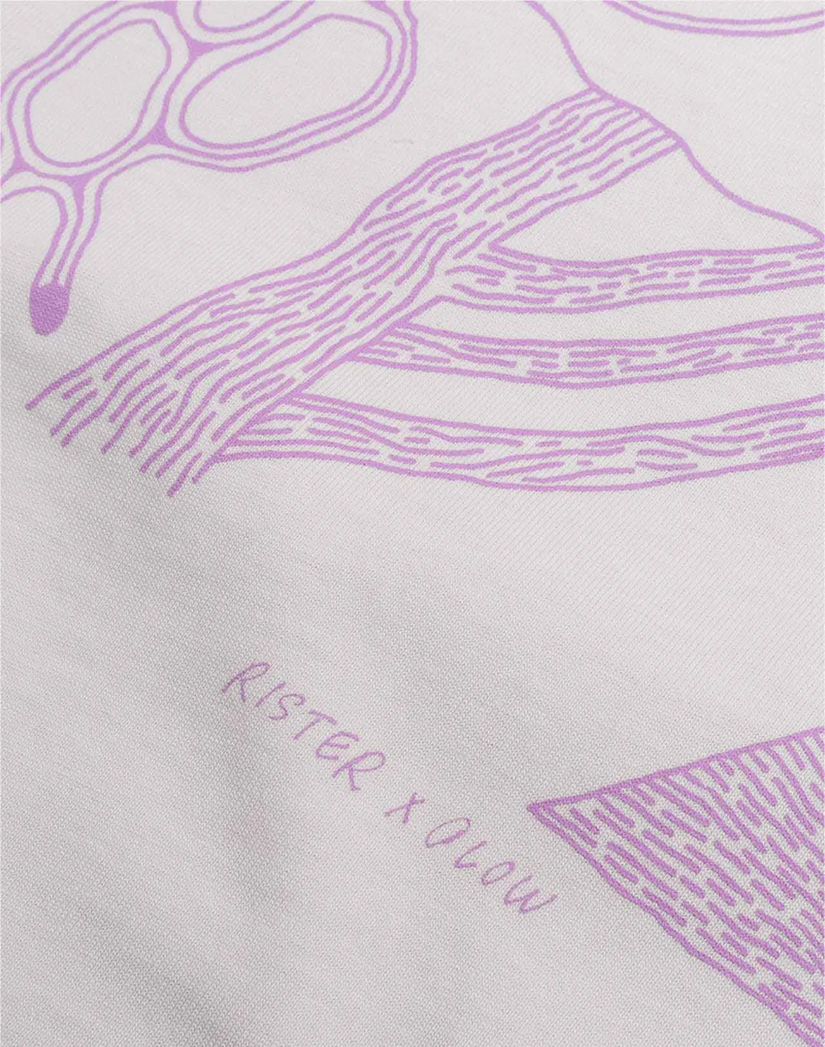 OLOW Interconnexion t-shirt écru coton bio