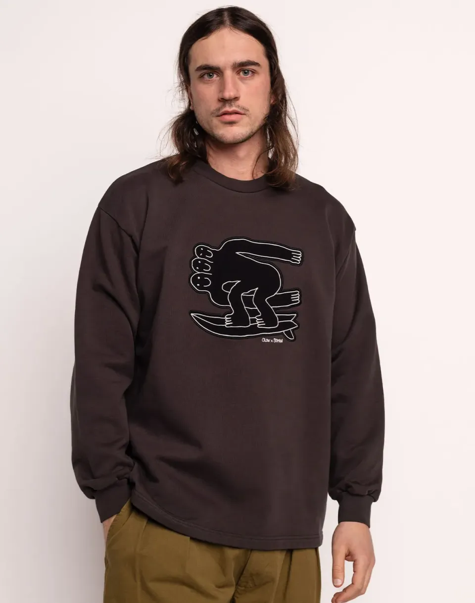 OLOW Point Break sweat noir carbone 430g
