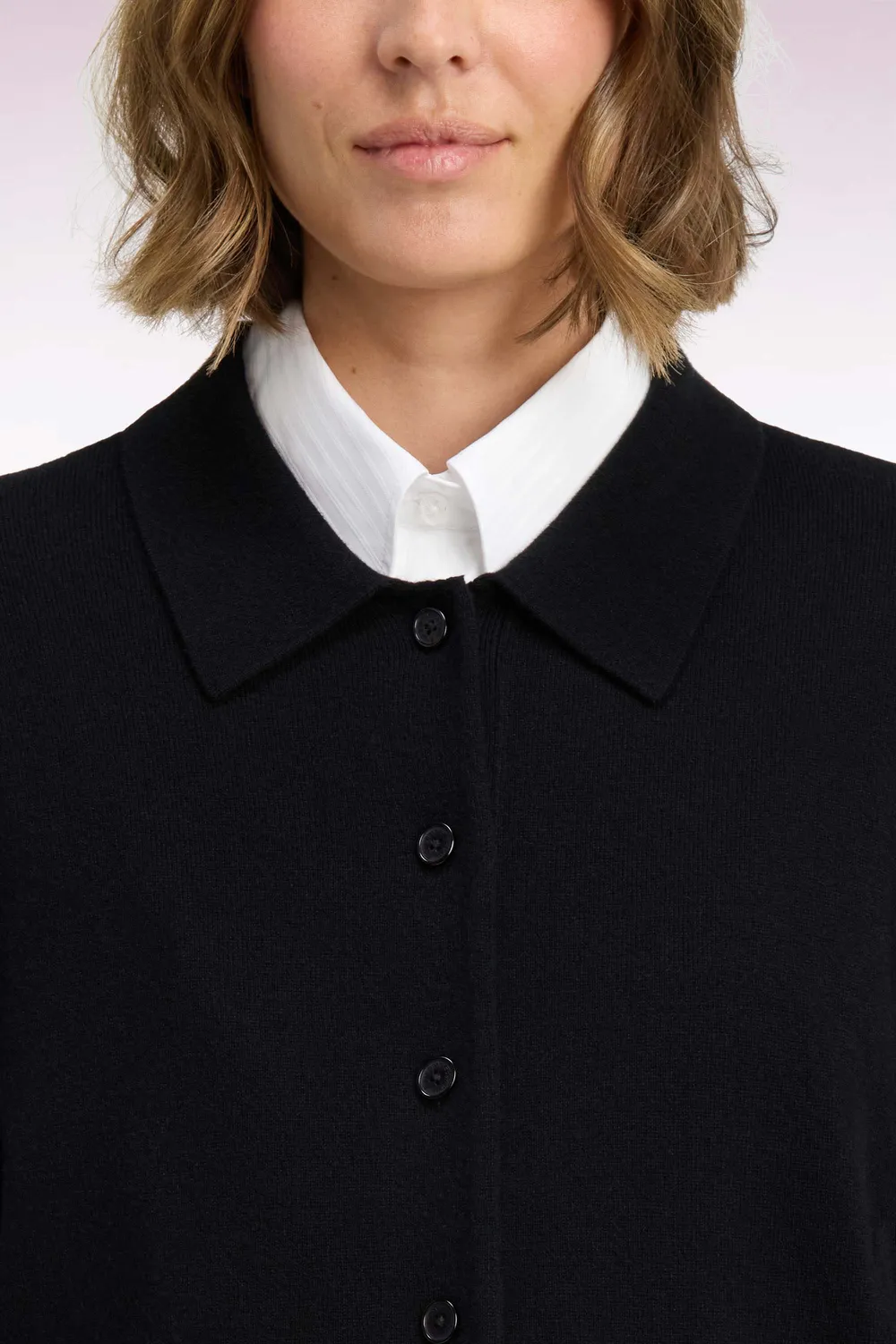 Eden Park Club H26MAICA0021 cardigan noir cachemire