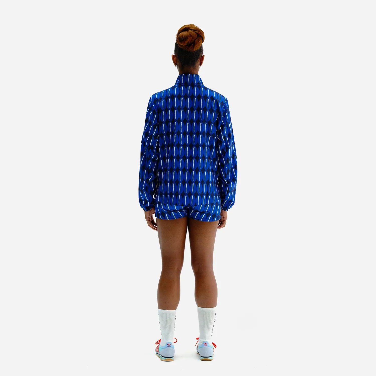 Labrum x adidas Team Sierra Leone veste zippée bleue imprimée