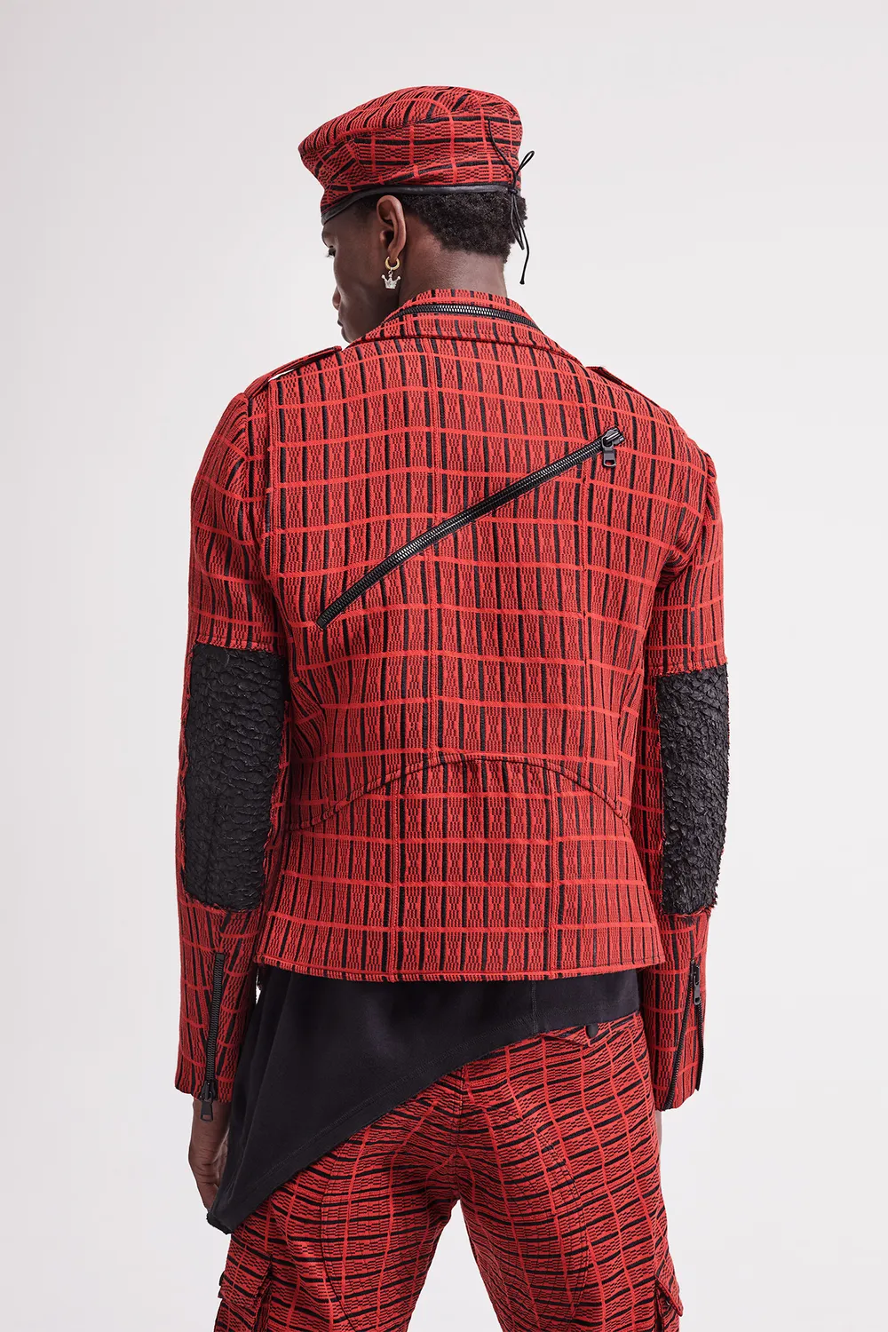 French Deal Perfect Comoé veste coton pagne baoulé