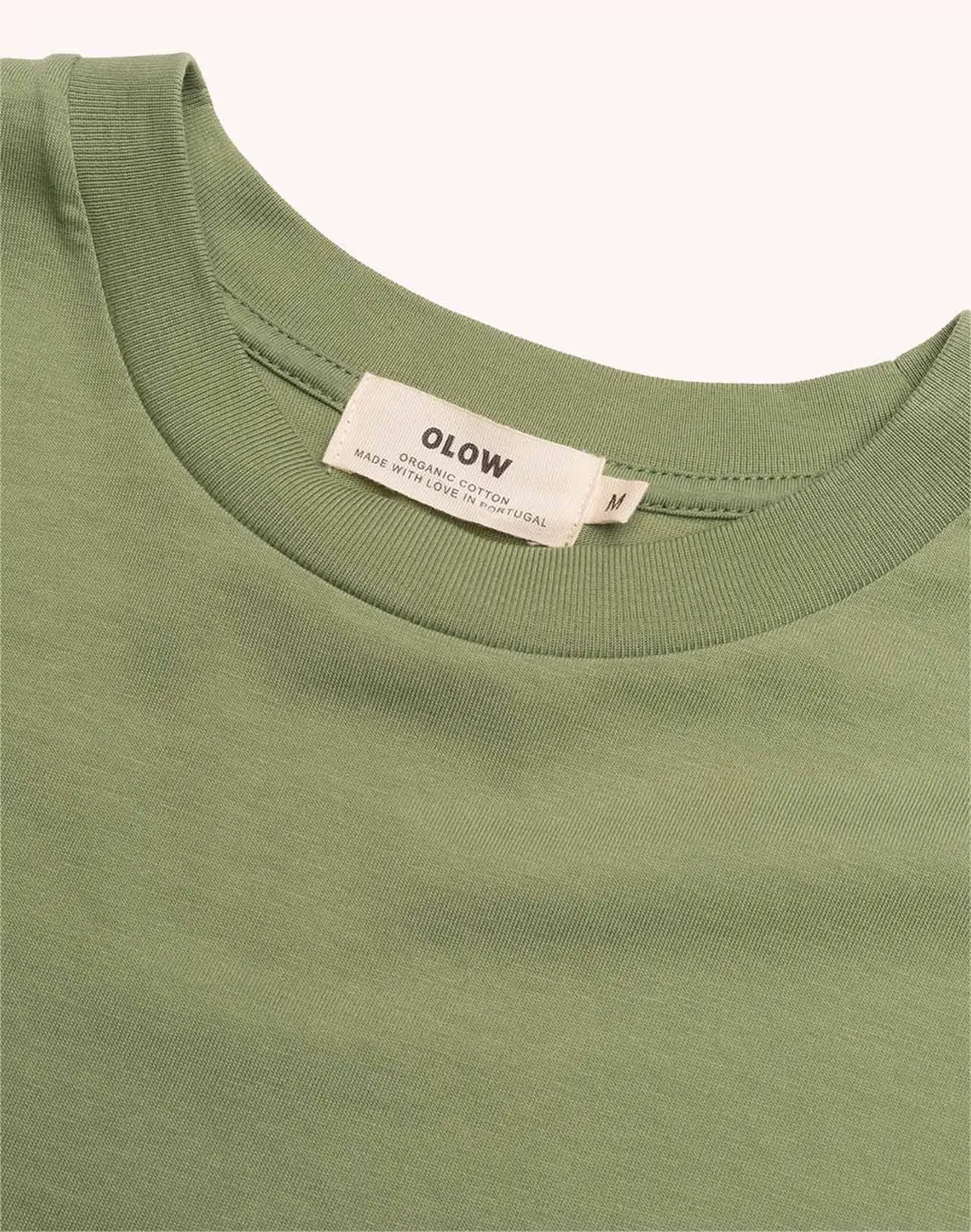 Olow Japo t-shirt ample vert sauge coton bio