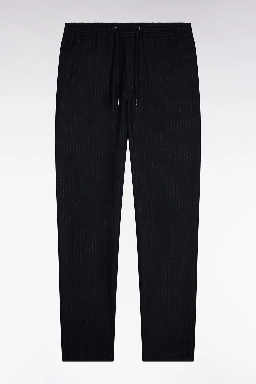 Eden Park Club pantalon flanelle rayée marine Modern