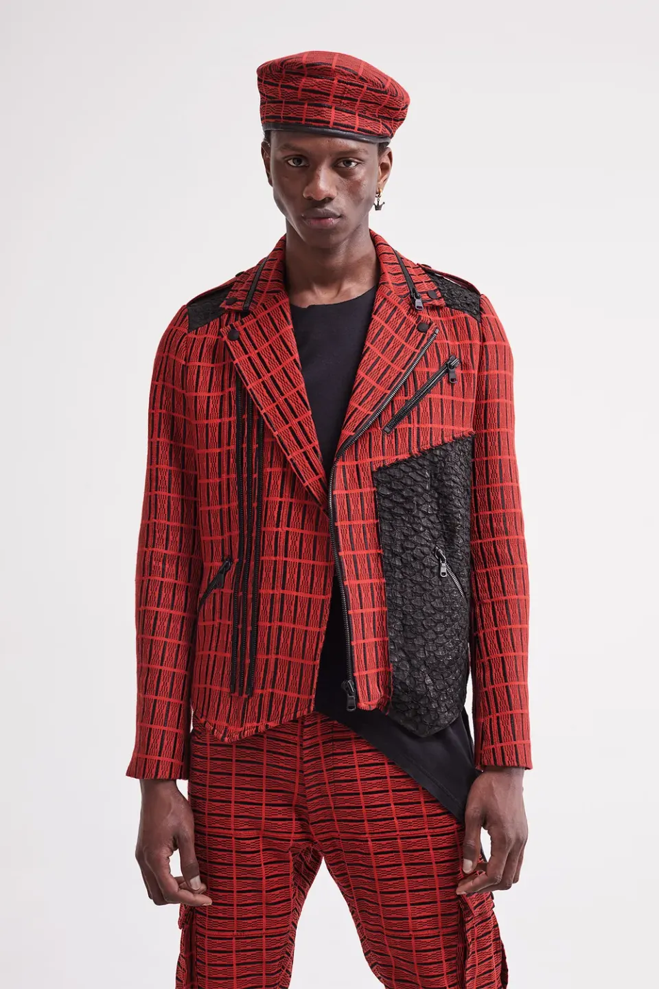 French Deal Perfect Comoé veste coton pagne baoulé