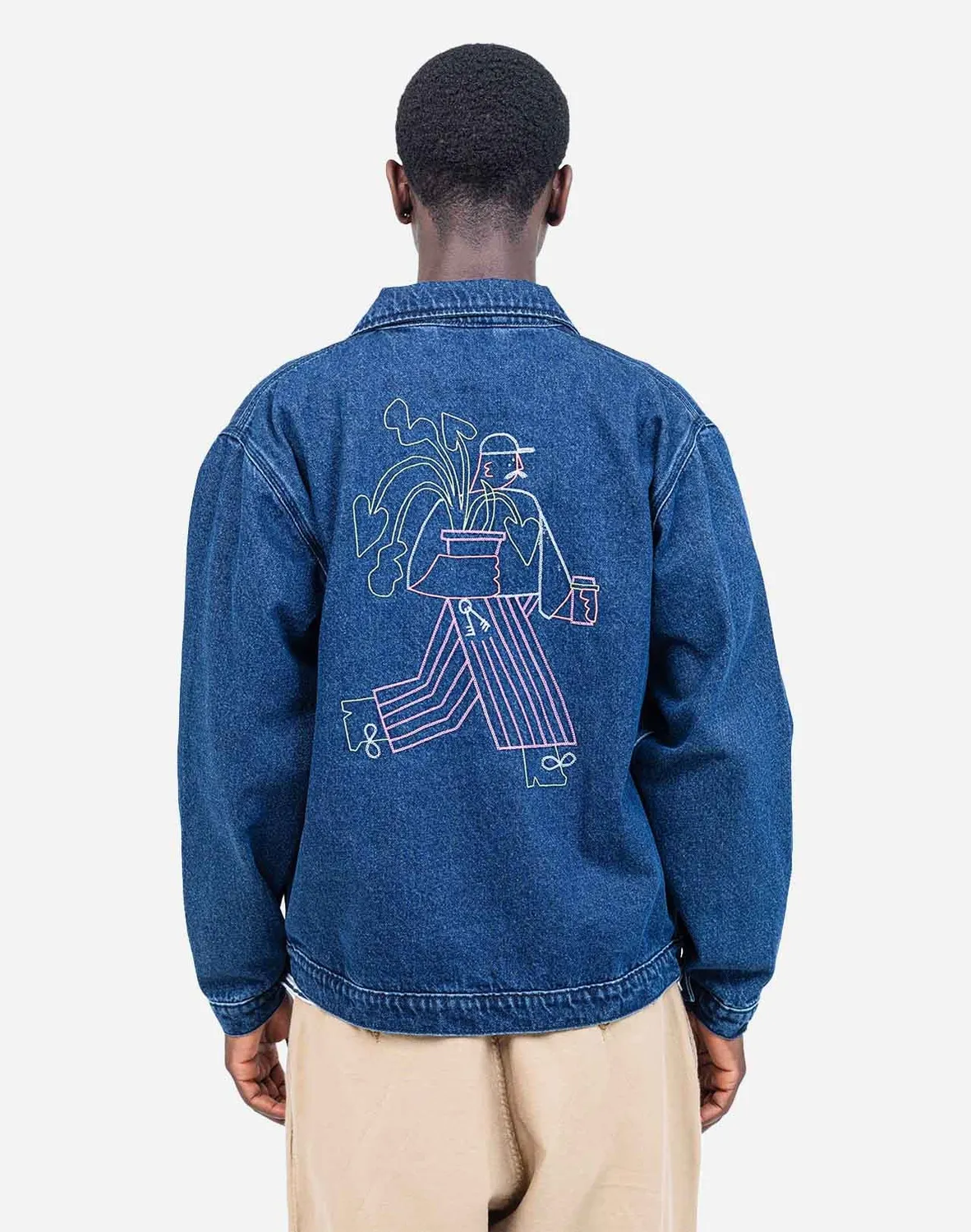 Olow Hekinan Market veste jean bleu coton bio
