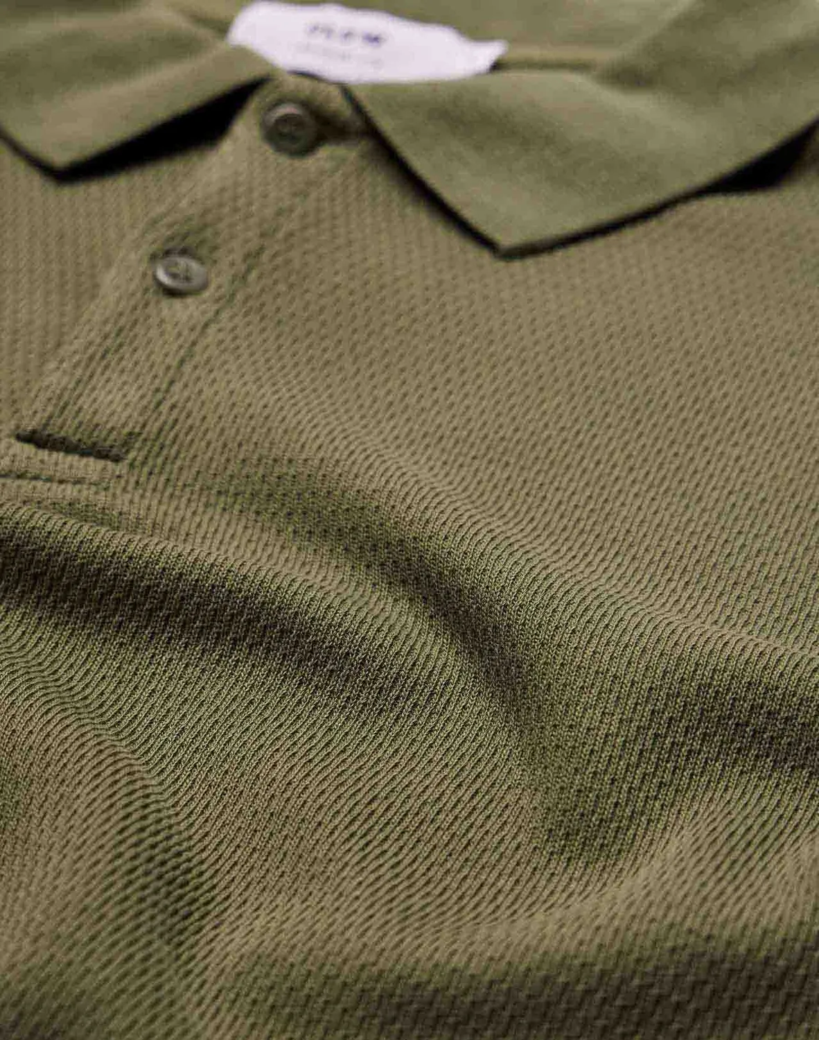 OLOW Fez polo homme vert olive coton