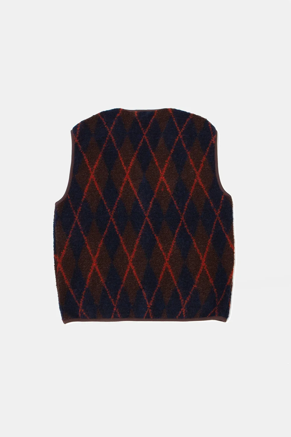 Edmmond Studios Atelier Vest gilet marron polaire
