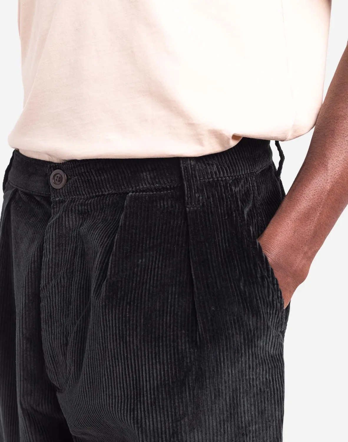 OLOW Sembo pantalon velours vert foncé