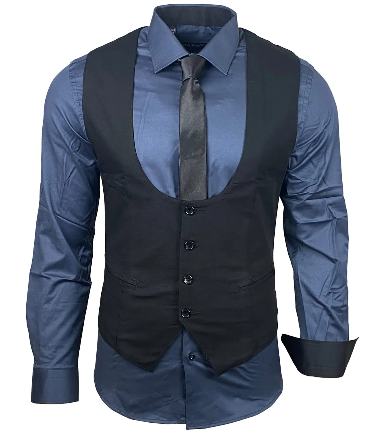 Subliminal Mode RN22 chemise homme coupe slim manches longues